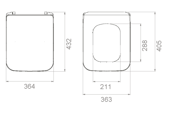 Сиденье для унитаза Boheme Mirage/Zen 968-W