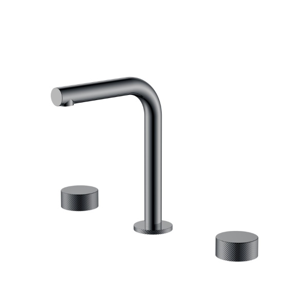 Смеситель на столешницу STICK на 3 отв. Gun Metal 152-SGM.4