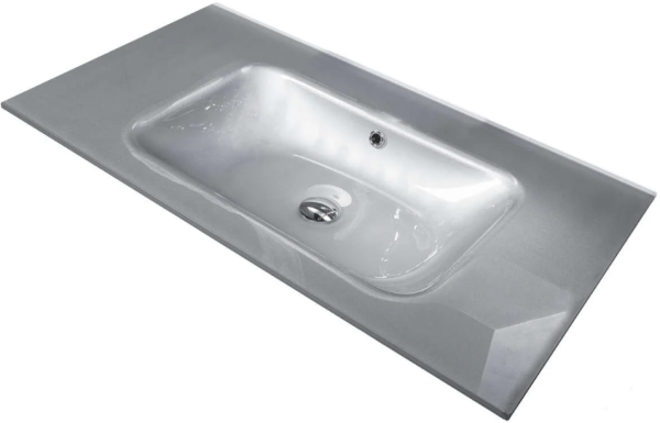 Раковина стеклянная 100 см ArmadiArt NeoArt 852-100-SLF продается только в комплекте с тумбой