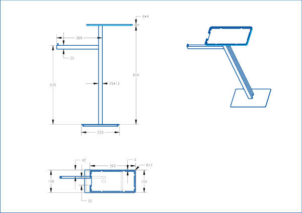 Стойка напольная с полкой и полотенцедержателем Boheme 10952-SGM