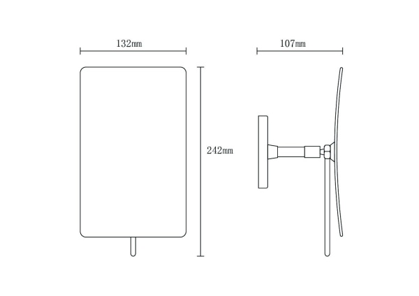 Зеркало косметическое Boheme Modern 506-G