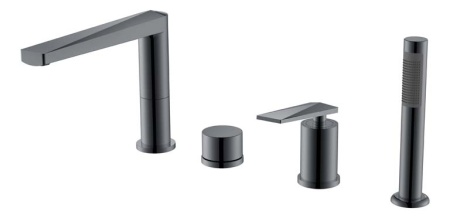 Смеситель на борт ванны Boheme Venturo 370-SGM