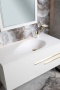 Раковина 100 см ArmadiArt Corian Drop 858-100 продается только в комплекте с тумбой