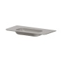 Раковина моноблок VOI 100см STONE FINISH STONE GREY 786-100-SF-SG без отв.
