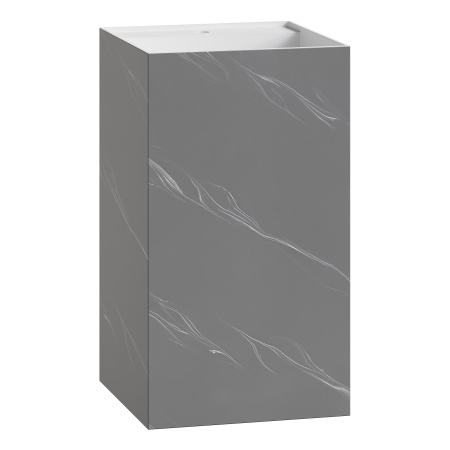 Раковина напольная Cube Corian 480*480*850 Calacatta 802-GR
