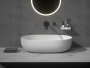 Раковина накладная 50 см ArmadiArt Corian Slim 879-50