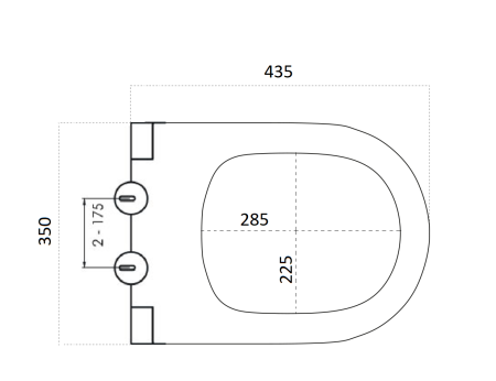 Сиденье для унитаза Boheme Avva 976-B