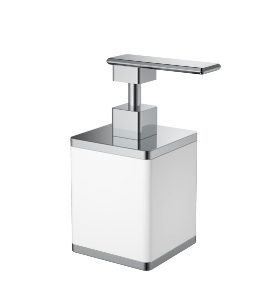 Дозатор жидкого мыла Boheme Q 10969-W-CR