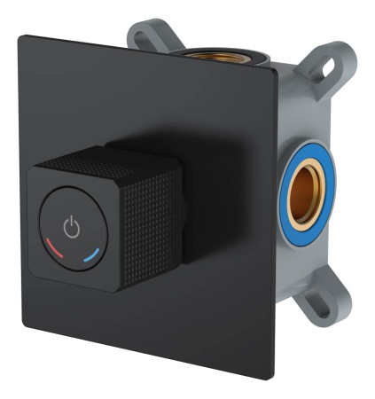 Смеситель автоматический встроенный QUAD Black 154-5-B