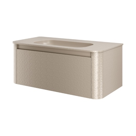 Тумба с раковиной VOI 100CM STONEFINISH DAPHNE (Комплект)