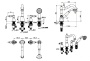 Смеситель на борт ванны Boheme Tradizionale 395-SW