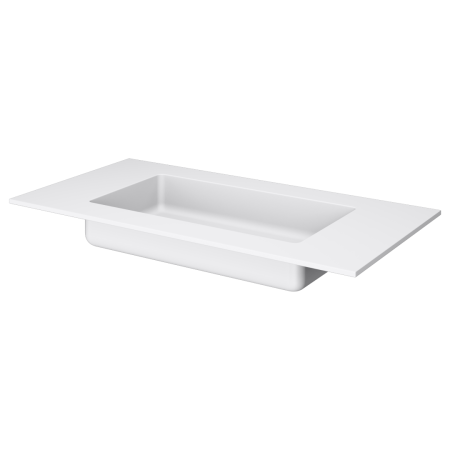 Раковина 101 см ArmadiArt Quatro 793-100-W продается только в комплекте с тумбой