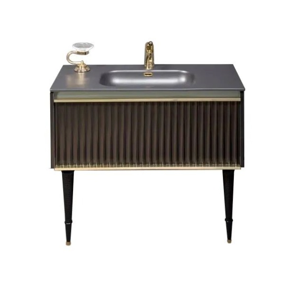 Тумба под раковину 100 см ArmadiArt Vallessi Avantgarde Canale 843-100-BG