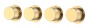 Смеситель встроенный STICK DIAMOND GOLD 5-проходной 124-5-G.1