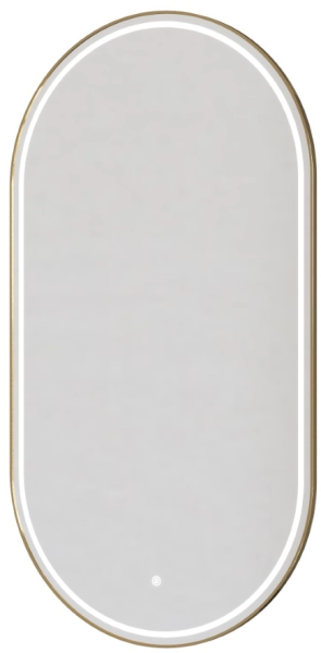 Зеркало с подсветкой 60х110 см ArmadiArt Modern 568-G-MDF