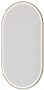 Зеркало с подсветкой 60х110 см ArmadiArt Modern 568-G-MDF