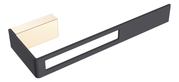 Держатель полотенец Boheme Q 10945-G-B