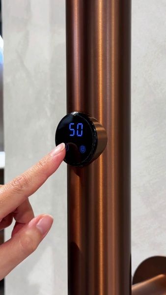 Полотенцесушитель электрический OAK NIKEL BRUSH новый 50мм 724-50-NB