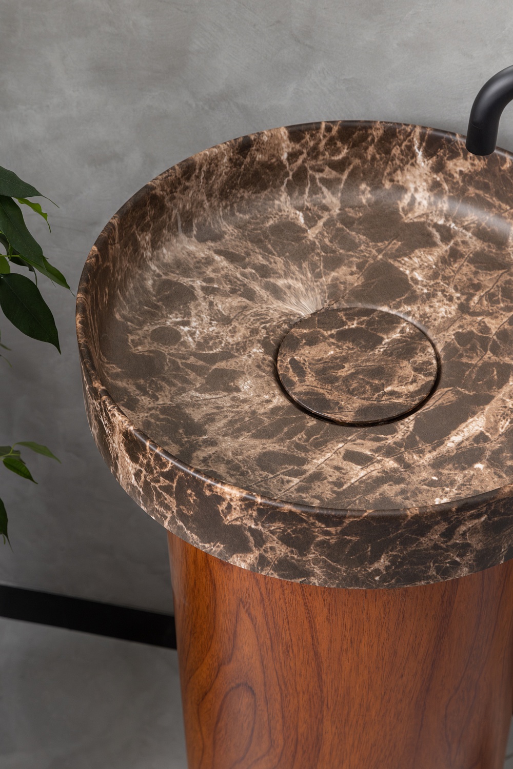 Различные вариации напольных раковин boheme