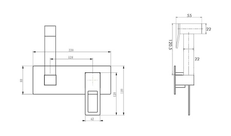 Гигиенический душ Boheme Q 147-CRCR.2