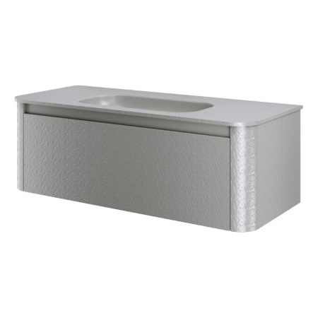 Тумба с раковиной VOI 120CM STONEFINISH LUNA (Комплект)