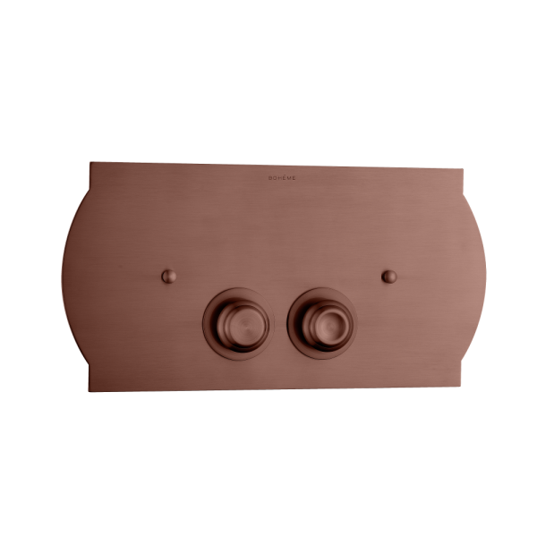 Кнопка для инсталляции, латунь Copper Brushed 651-CB