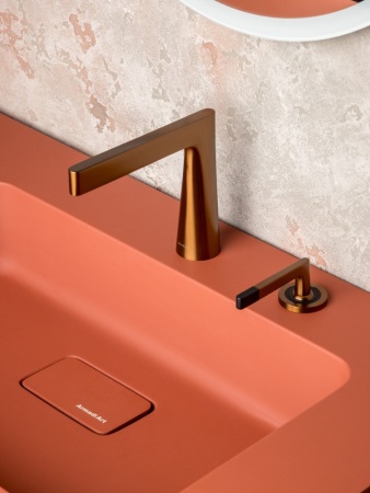 Смеситель Boheme Duo для раковины, 2х-позиционный COPPER BRUSHED 161-CB