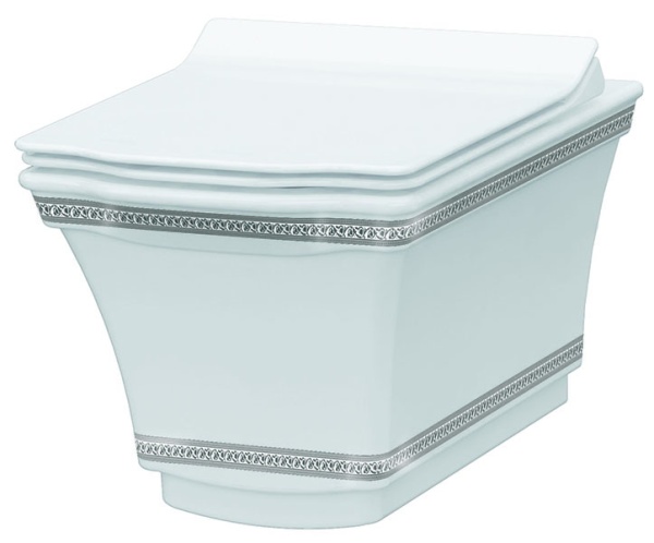 Унитаз подвесной Boheme Hermitage 951-CR