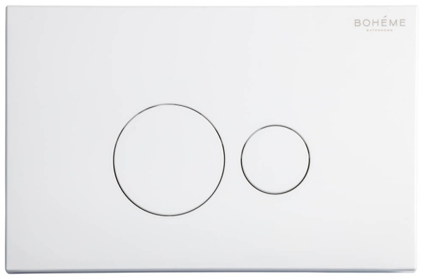 Кнопка для инсталляции Boheme, пластик 668-W