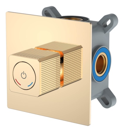 Смеситель автоматический встроенный QUAD Gold 154-5-G