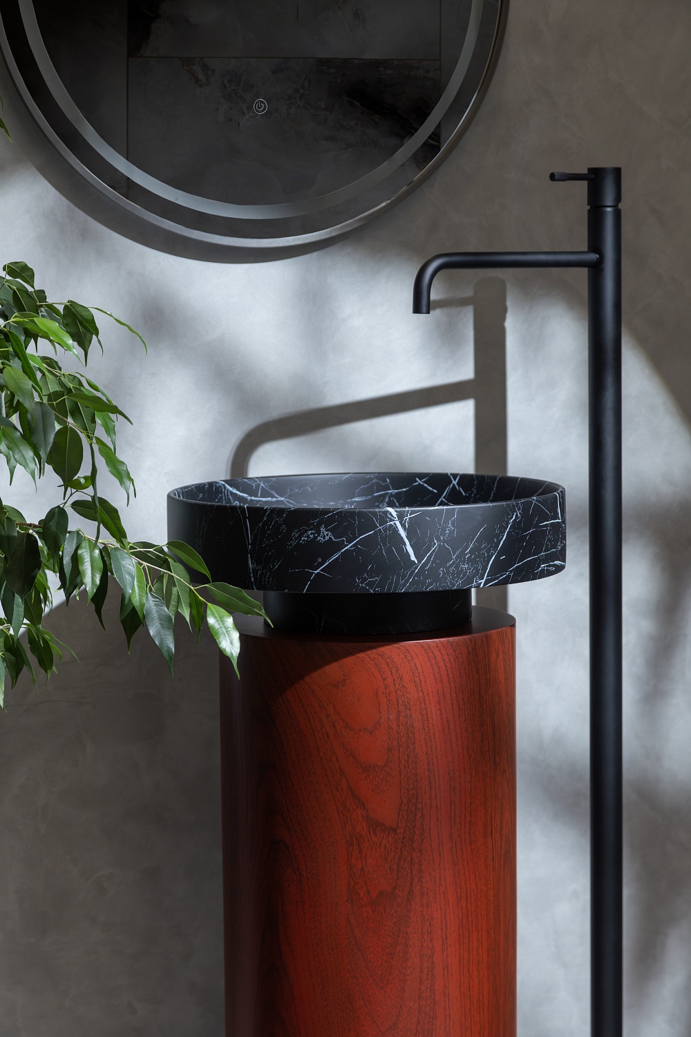 Различные вариации напольных раковин boheme