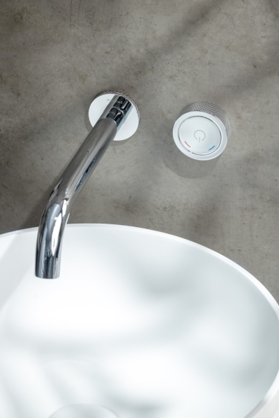 Смеситель для раковины автоматический Boheme Tech 158/2-CR