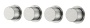 Смеситель встроенный STICK DIAMOND NICKEL BRUSH 5-проходной 124-5-NB.1