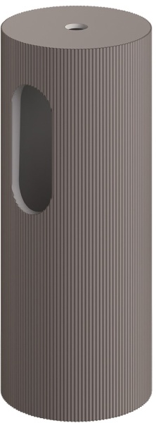 Пьедестал для раковины Ø30 см ArmadiArt Sole Corian 801-Base-Rib-D