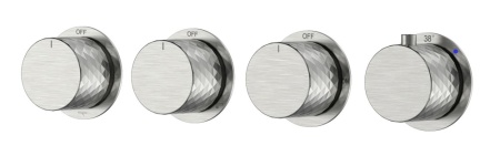 Смеситель встроенный с термостатом STICK DIAMOND NICKEL BRUSH 5-проходной 124-T-5-NB.1