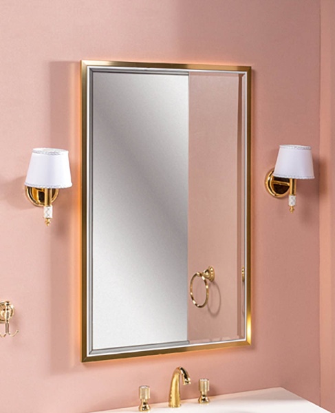 Зеркало с подсветкой 70х110 см ArmadiArt Monaco 566-WG