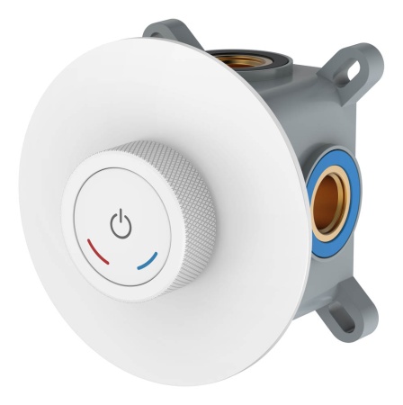 Смеситель автоматический встроенный TECH Matt White 154-4-MW