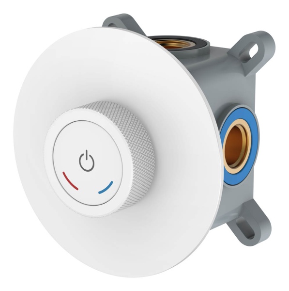 Смеситель автоматический встроенный TECH Matt White 154-4-MW