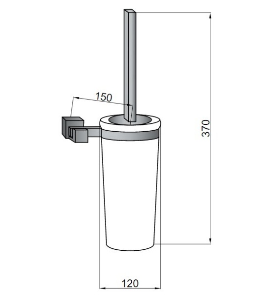 Туалетный ершик Boheme Venturo 10308