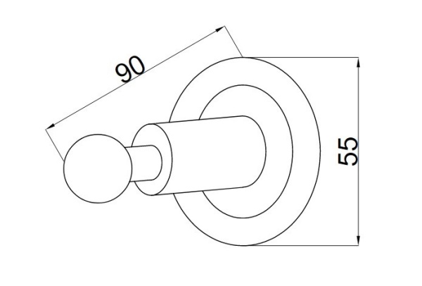Крючок Boheme Murano 10906-V-CR