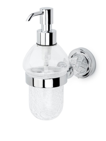 Дозатор жидкого мыла Boheme Murano Cristal 10912-CRST-CH