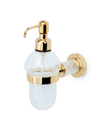 Дозатор жидкого мыла Boheme Murano Cristal 10912-CRST-G
