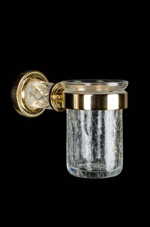 Стакан для зубных щеток Boheme Murano Cristal 10904-CRST-G
