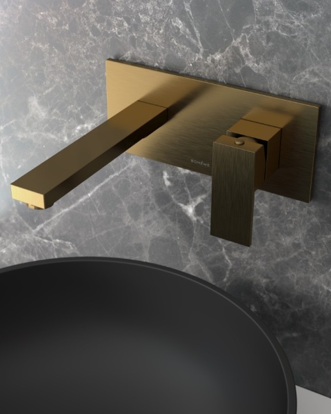 Смеситель для раковины Boheme Qubic 475-BR