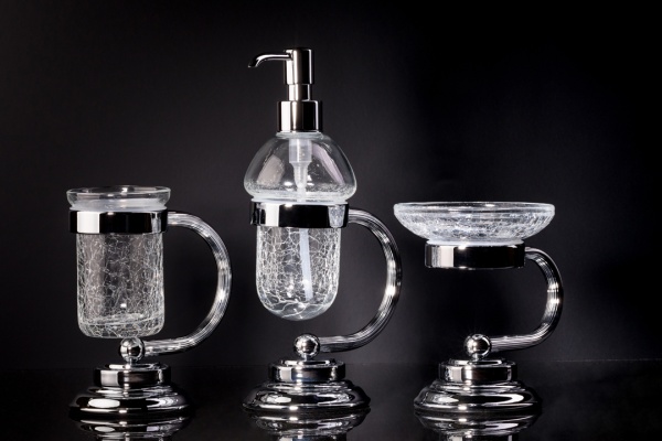 Стакан для зубных щеток Boheme Murano 10911-CR