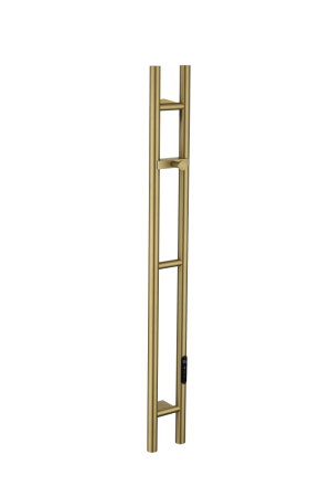 Полотенцесушитель электрический 2-трубы круглый MATT GOLD 729-MG