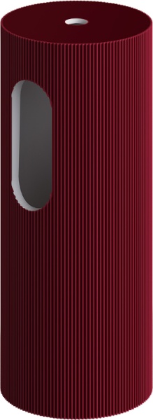 Пьедестал для раковины Ø30 см ArmadiArt Sole Corian 801-Base-Rib-BUR