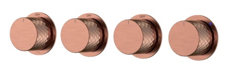 Смеситель встроенный STICK DIAMOND COPPER BRUSHED 5-проходной 124-5-CB.1