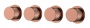 Смеситель встроенный STICK DIAMOND COPPER BRUSHED 5-проходной 124-5-CB.1