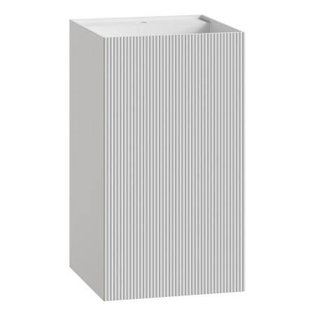 Раковина напольная Cube Corian 480*480*850 Calacatta 802-R-MW